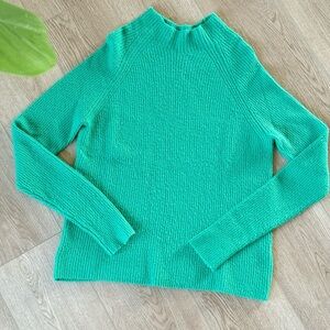 Halogen Teal Women's Cowl Neck Sweater